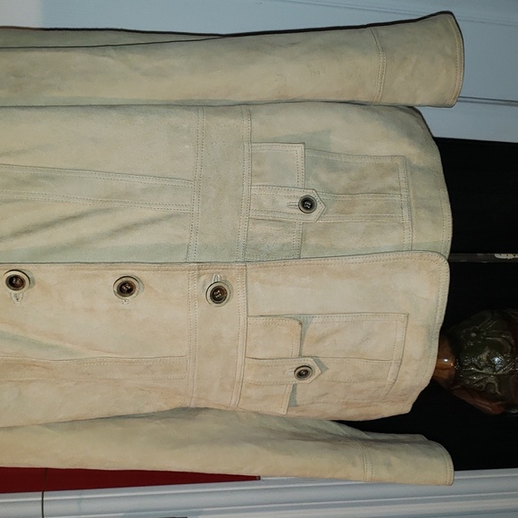 FF 💘🖤💘 VAKKO GOAT SUEDE LEATHER SPORTS BLAZER JACKET COAT - Picture 3 of 11